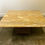 Thumbnail: XL Vintage Square Caramel Travertine Coffee Table, 1980s