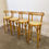 Thumbnail: Set of 4 Vintage Italian Bentwood & Cane Bar Stools, 1970s