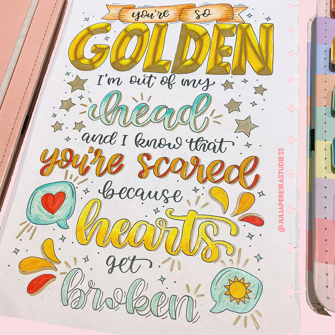 Lettering Golden A5