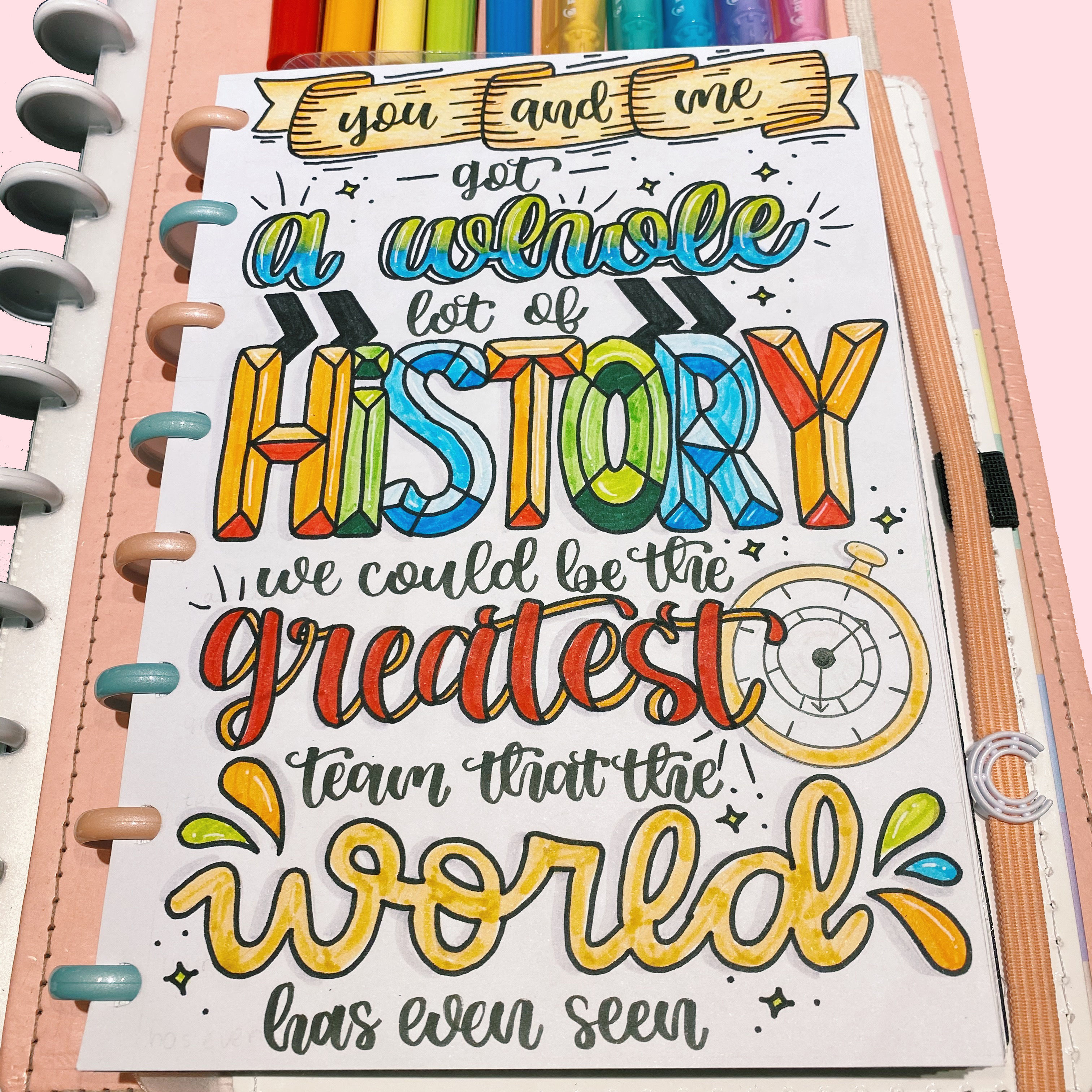 Lettering History A4