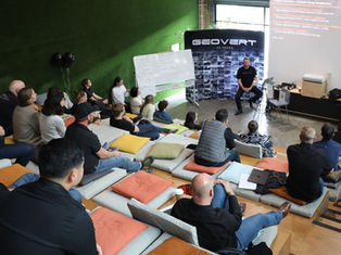 Geover team gather together for strategy week