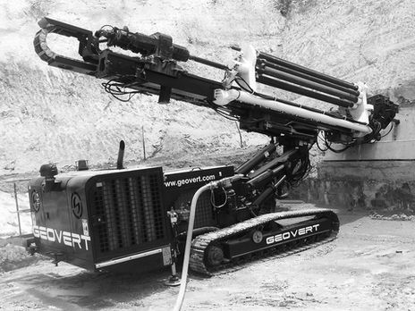 crawler drill for ground anchors