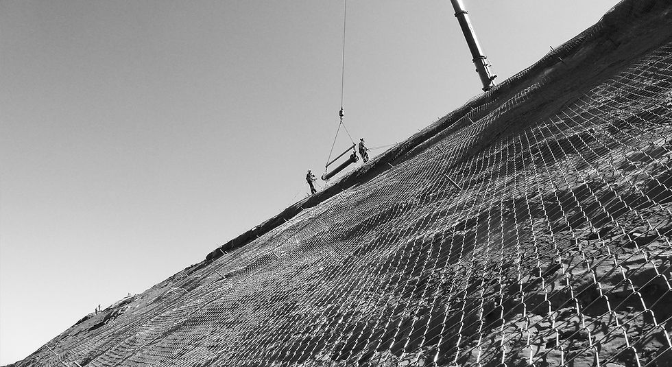 passive rockfall mesh installation tactical and strategic ground support