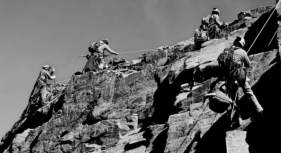 mechanical scaling on highwall tactical ground support