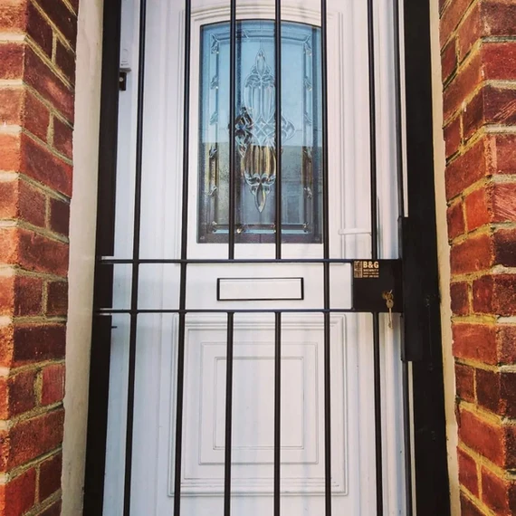 Metal security gate
Home security gate 
Residential Security gate
Supplied and fitted for customer