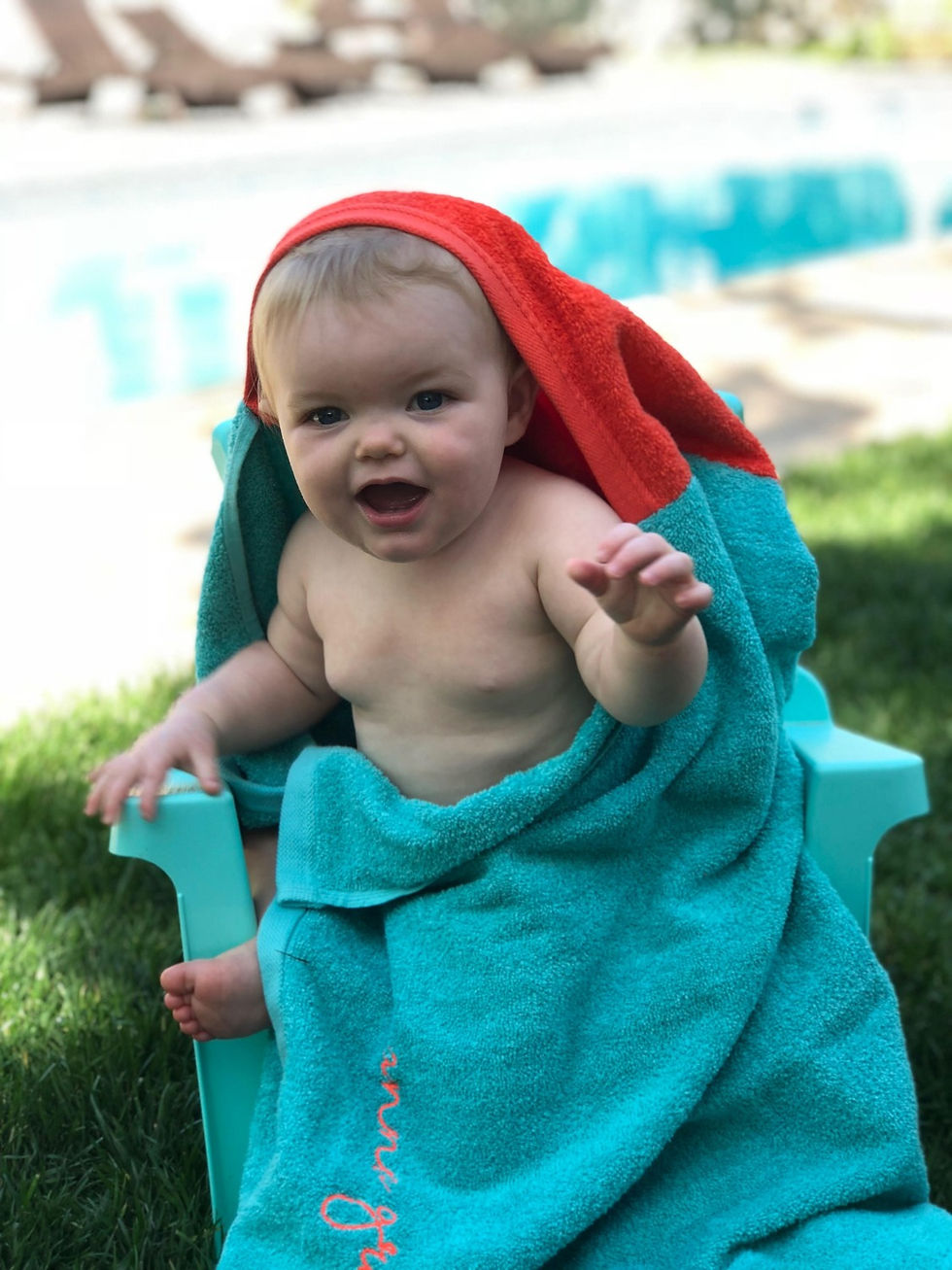 Thumbnail: Pool Time Hooded Towel