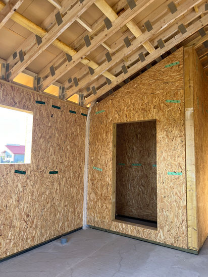 Casa parter pe structura de lemn in sistem timbeframe, construita de Miradex in Ciugud 