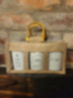 Thumbnail: Christmas Candle Gift Set – Festive Holiday Soy Candles in Ceramic Jars with Bur