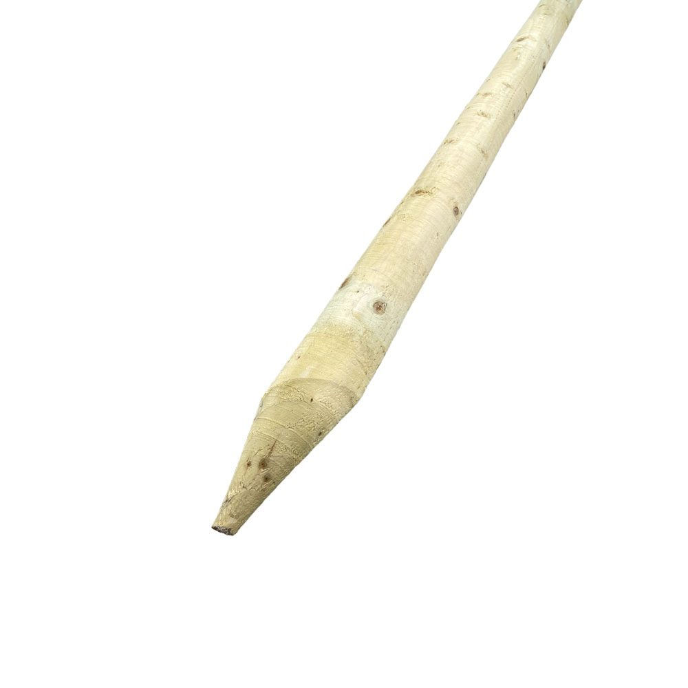 100mm x 1.8m Half Round Posts Green UC4 Treated Pointed