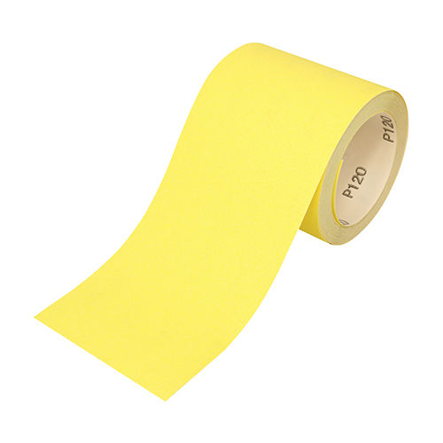 115mm x 10m - Sandpaper Roll - 60 Grit - Yellow - 1 Roll