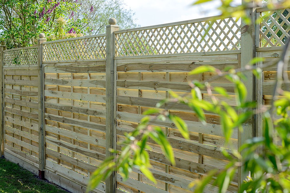 Thumbnail: Alderley Diamond Trellis Green Treated