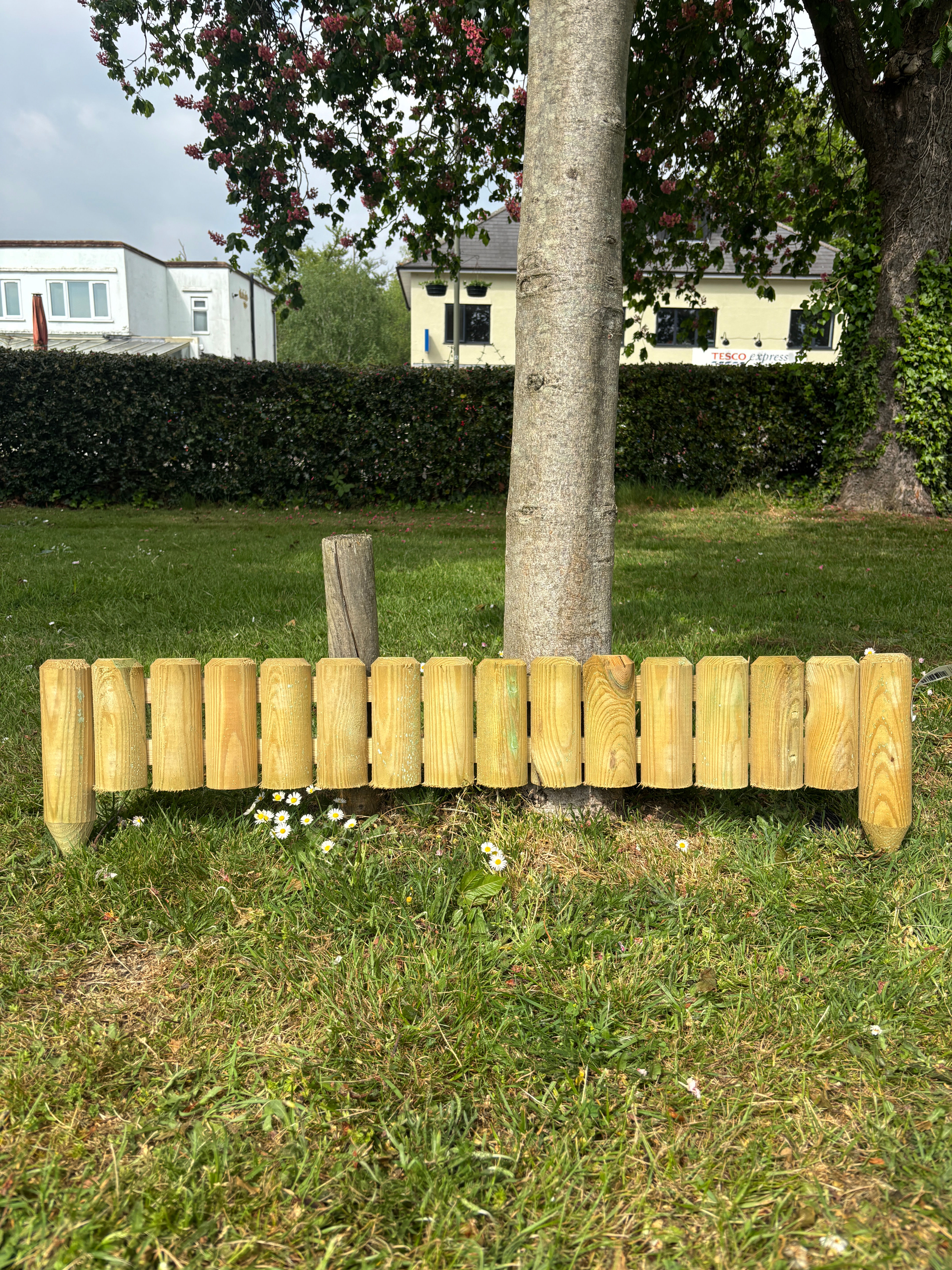 Green Log Edging Board 150mm