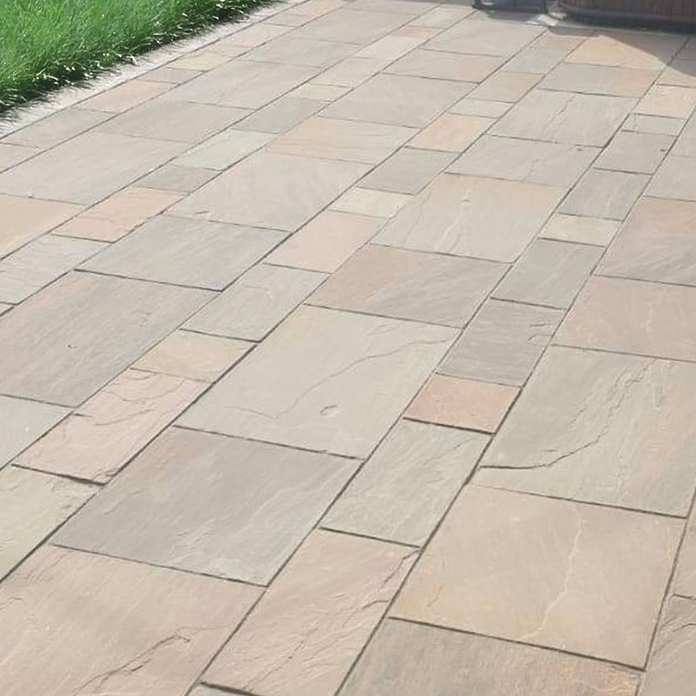 Autumn Brown Paving