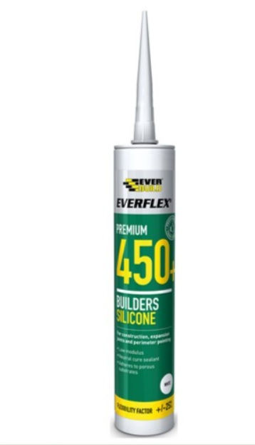 EVERBUILD 450 BUILDERS SILICONE WHITE C3