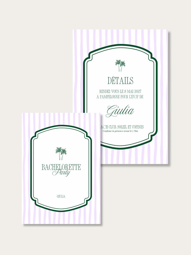Invitation pour EVJF  Bachelorette Party