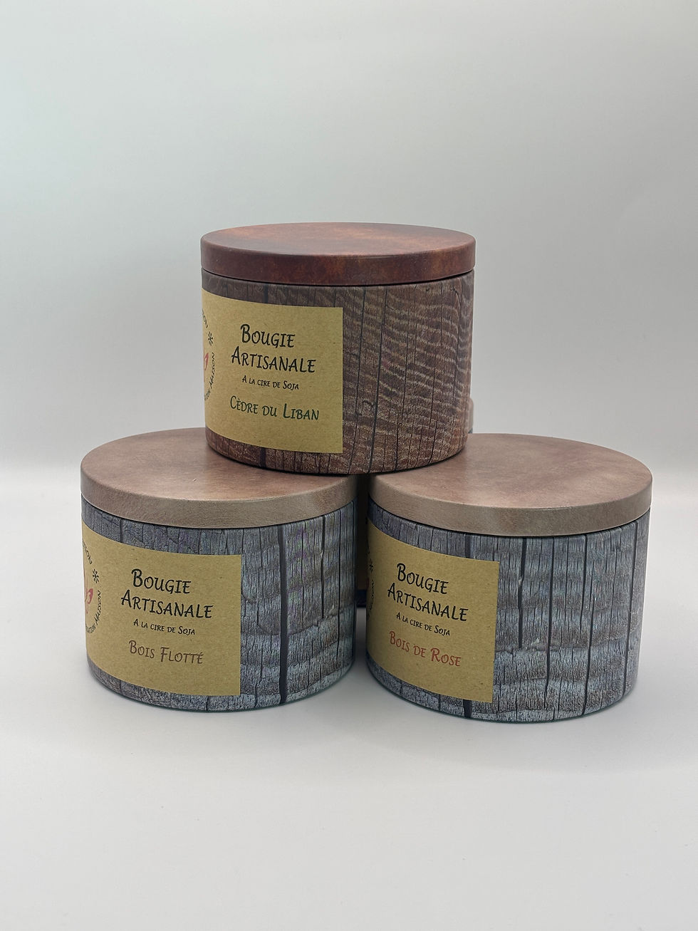 Miniature : Pot ALU imitation bois