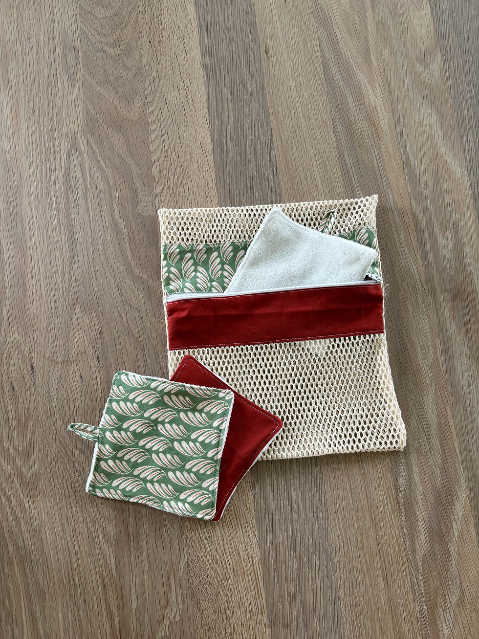 Miniature : La panière à lingettes - Feuillage bordeaux