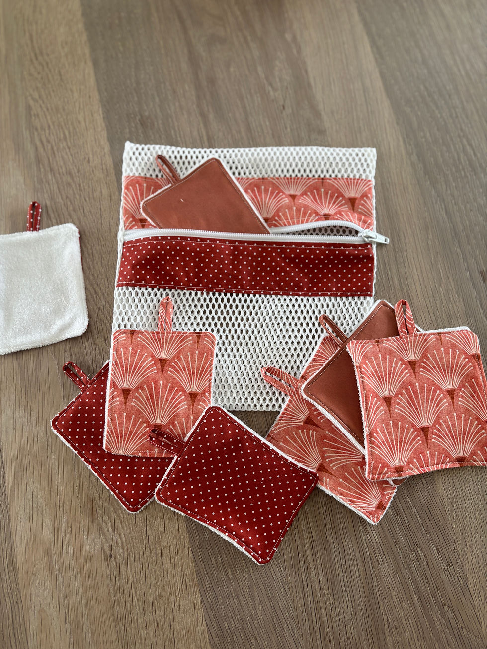 Miniature : La panière à lingettes - Corail