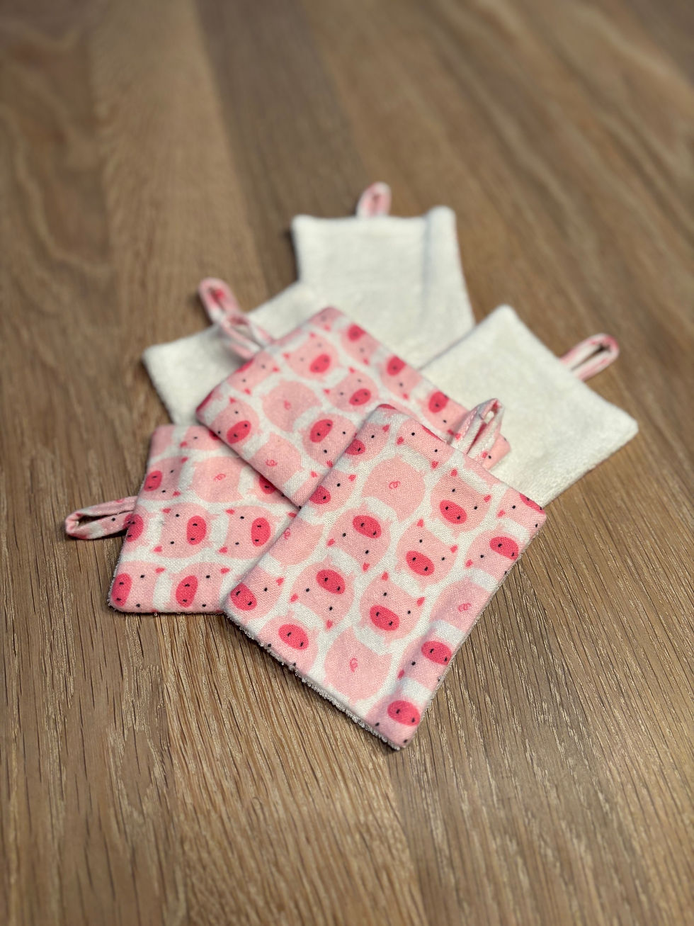 Miniature : Pack de 5 lingettes démaquillantes - cochons