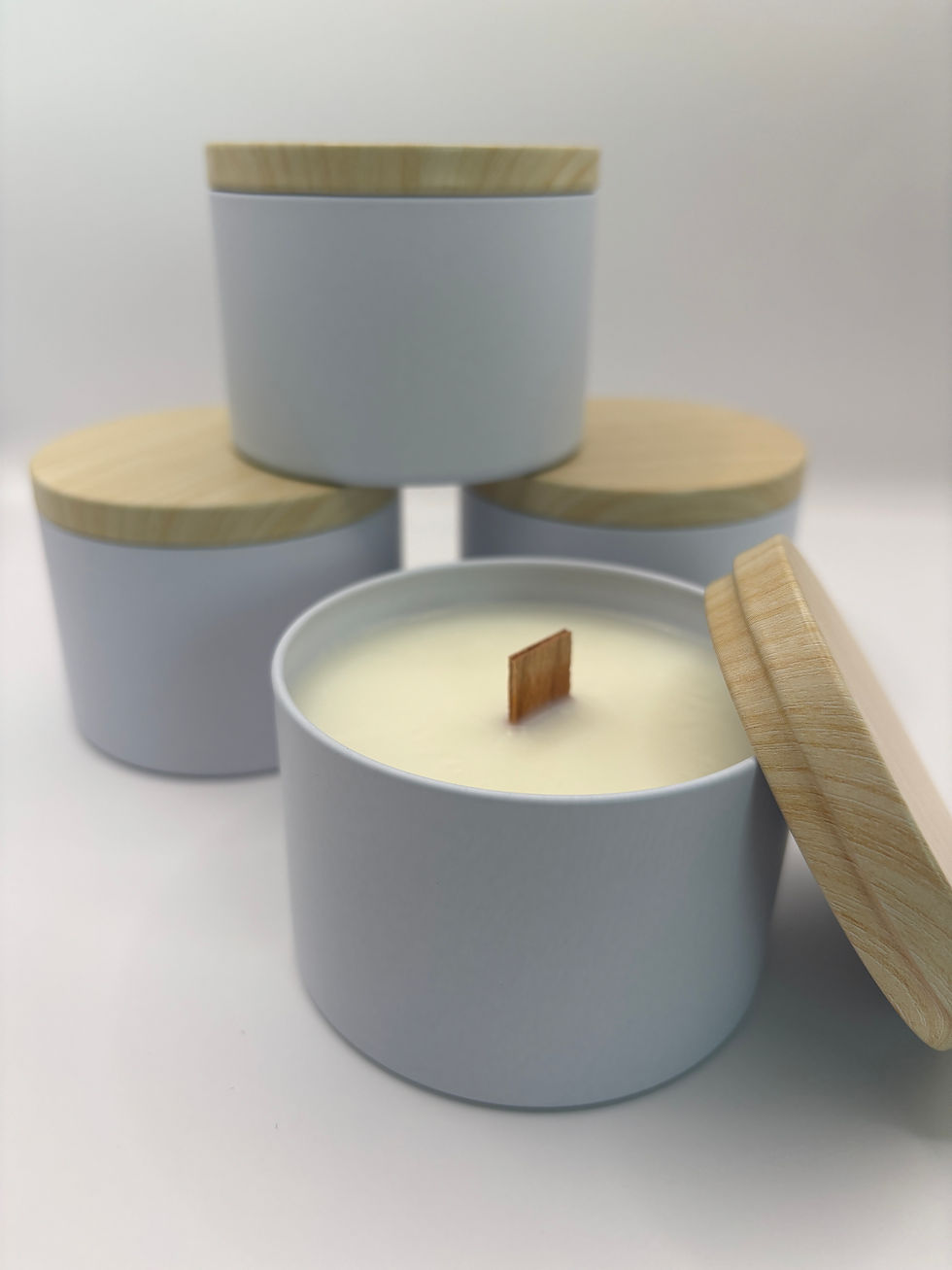 Miniature : Pot ALU blanc