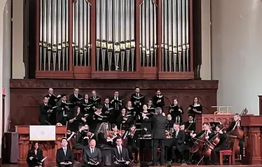 Gateway Chamber Orchestra & Chorale performing at Madison Street United Methodist Church