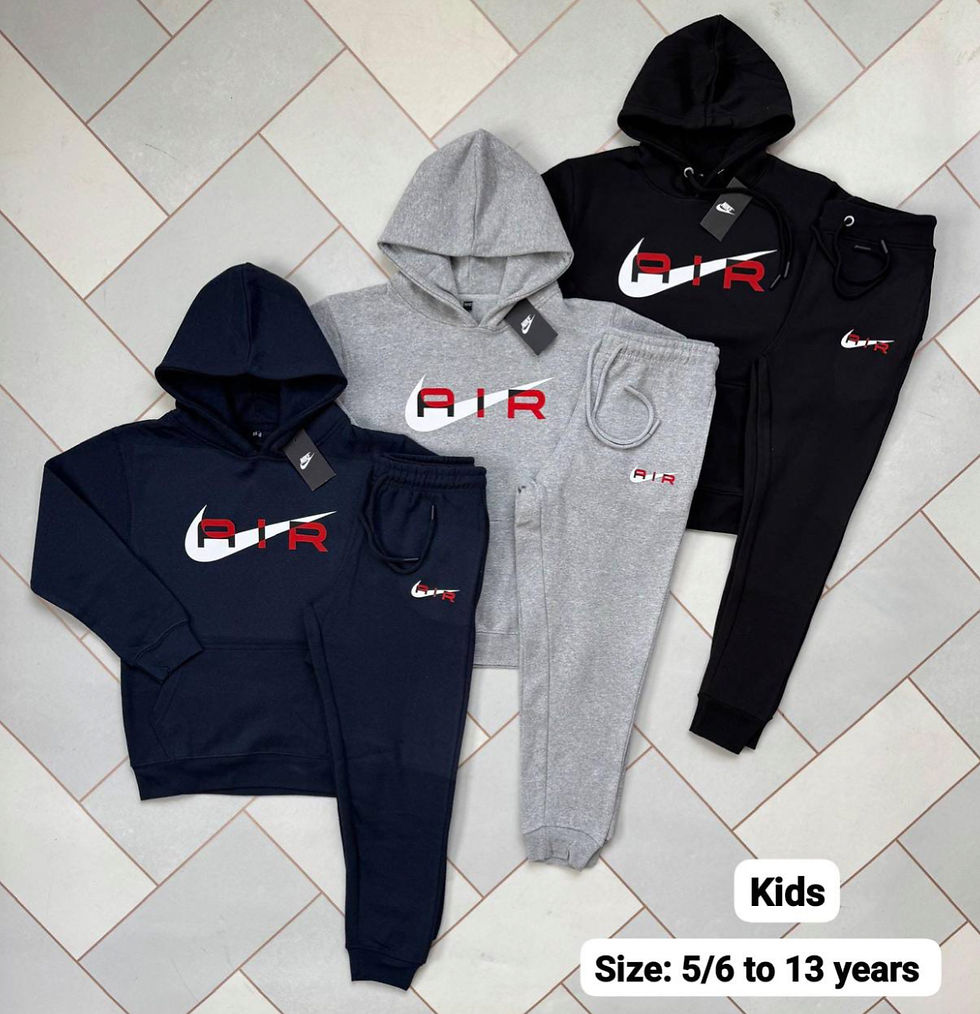Kids Nike jordan track suits