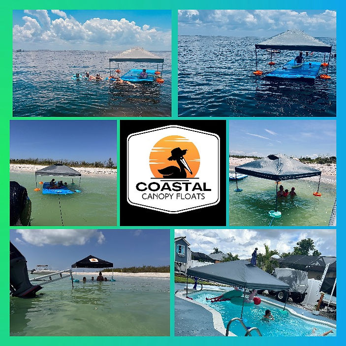 coastal canopy floats in all types of water