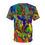 Thumbnail: Colorful Unisex Tee, Vibrant Abstract Shirt, Festival Apparel