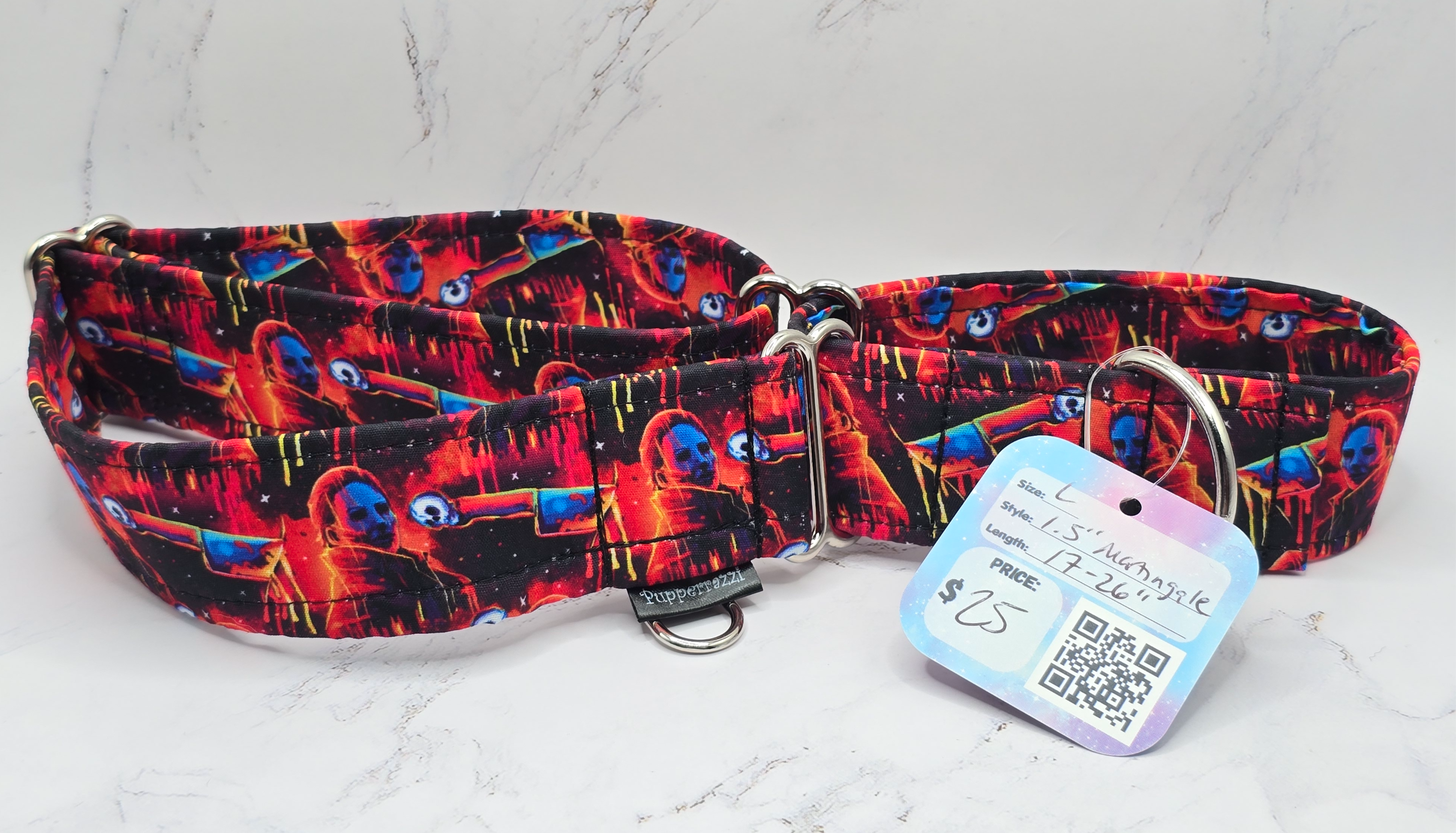 1.5" L Fabric Martingale 17-26" Michael