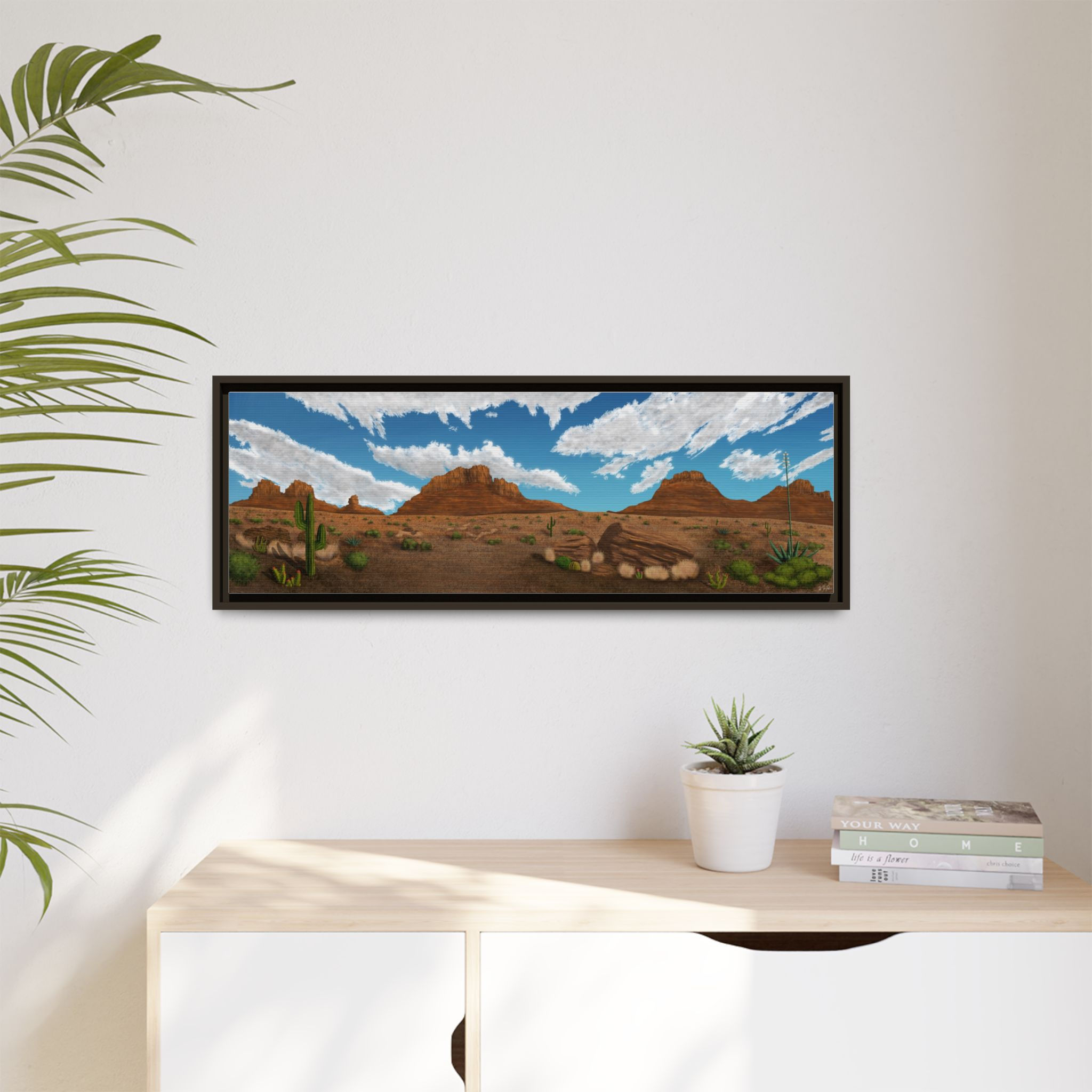 “Horizon of Hope” Framed Canvas Print