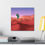 Thumbnail: Desert Cactus Wall Art, Vibrant Canvas Print, Boho Home Decor, Southwestern