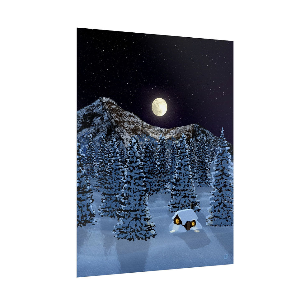 Thumbnail: “Snowed In” Poster Print