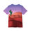 Thumbnail: Desert Bloom Unisex Abstract T-Shirt, Boho Style Shirt, Summer Casual Wear
