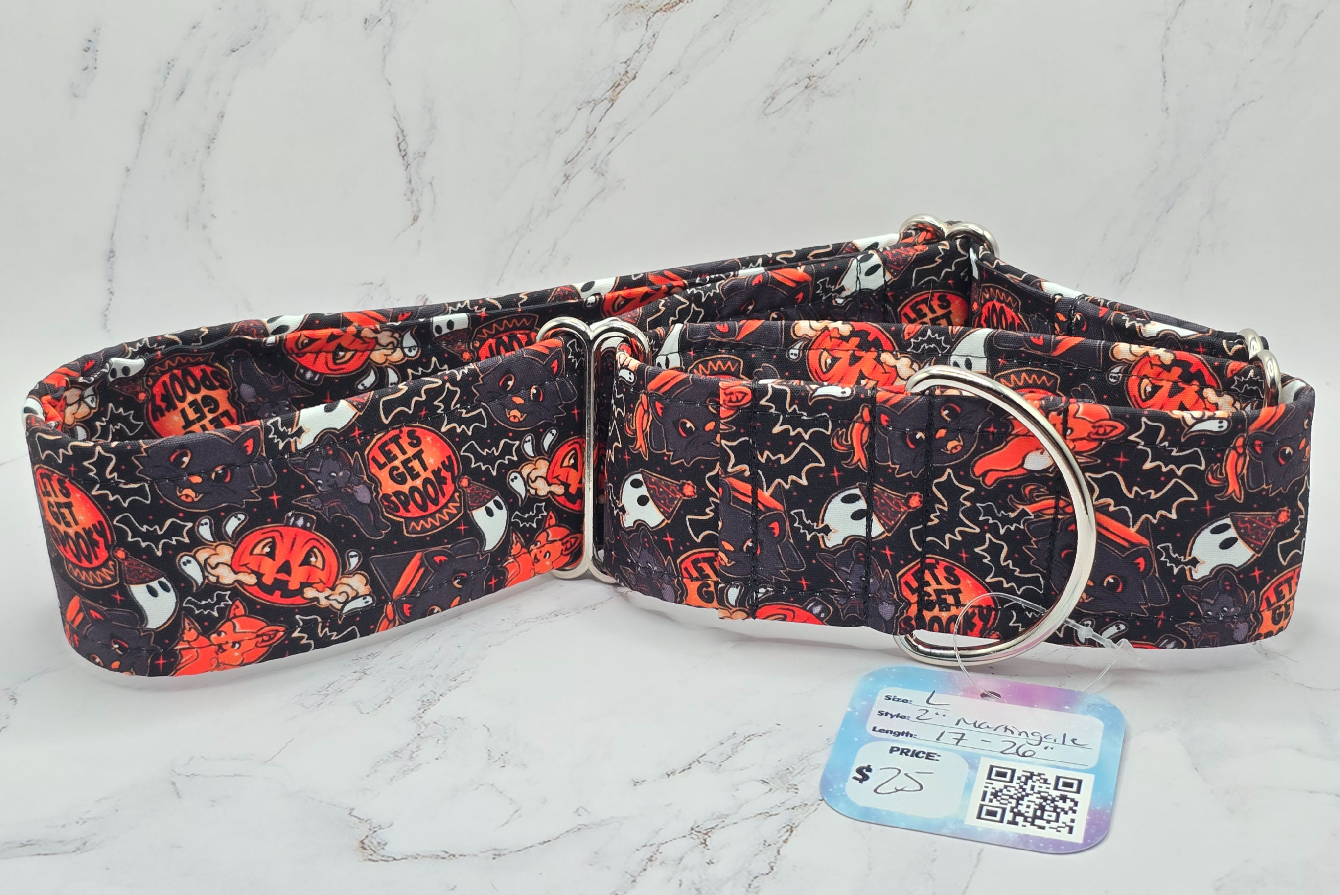 2" L Fabric Martingale 17-26" Vintage Halloween