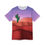 Thumbnail: Desert Bloom Unisex Abstract T-Shirt, Boho Style Shirt, Summer Casual Wear