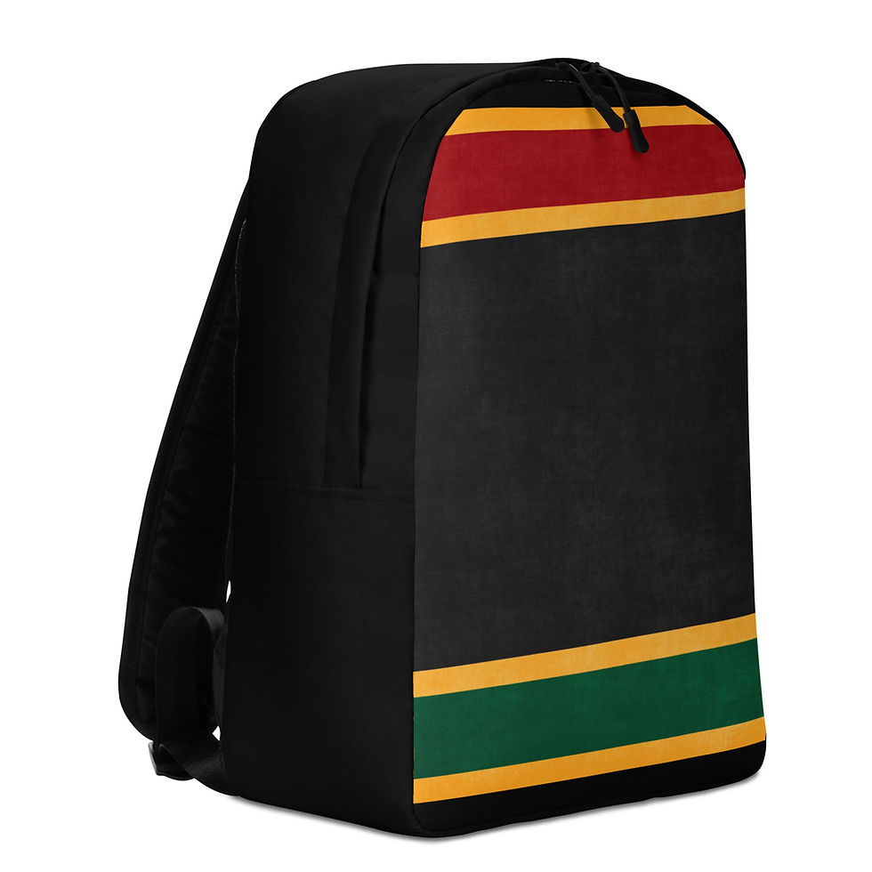 Thumbnail: Jet Set Black Travel Minimalist Backpack - Stripes