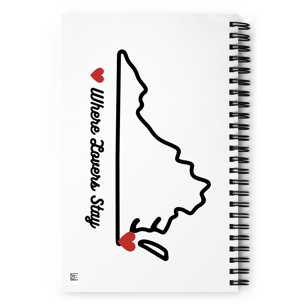 Thumbnail: Where Lovers Stay Spiral notebook I