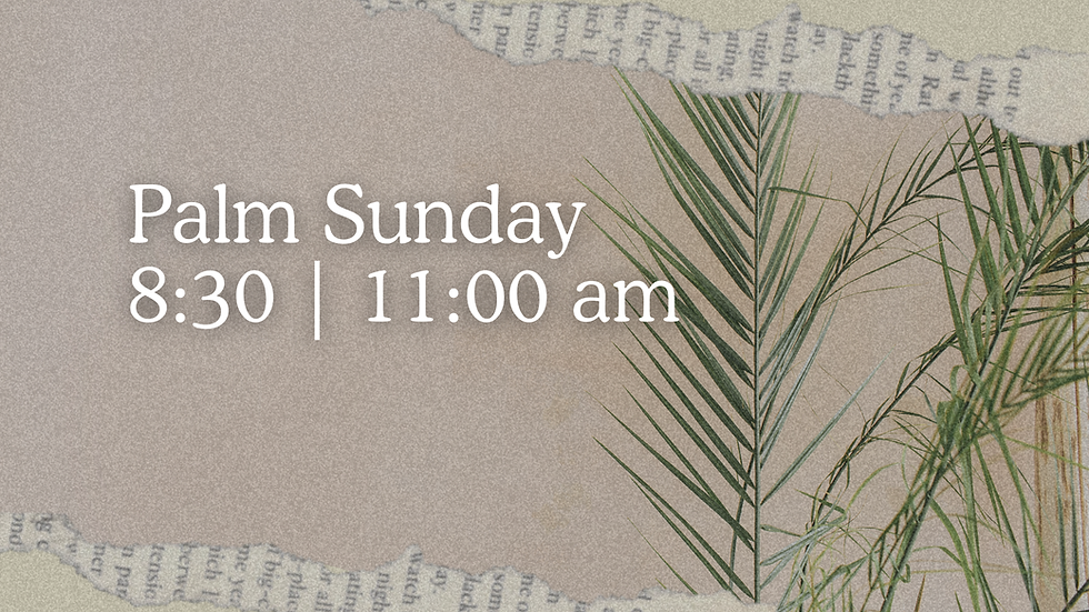 Palm Sunday