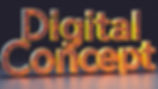 write the word _Digital Concept_ so it looks modern and 3d looking with no background with