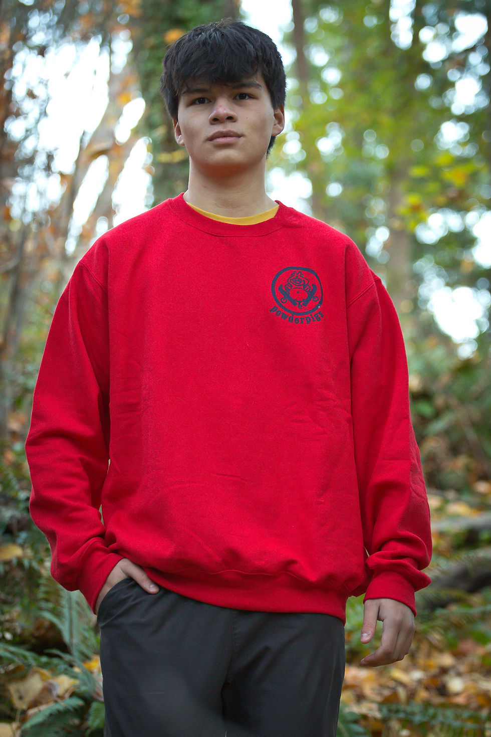 Thumbnail: Crew Neck Sweatshirt Youth (Red)