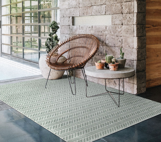 tapete living quarto home sala de estar jantar tv corredor varanda pet friendly sob medida antialergico pvc nylon texturado geométrico listrado verde