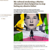 Artist illustration of Marina Abramovic