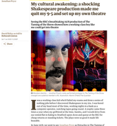 Artist illustration of Jonathan Pryce in Shakespeare