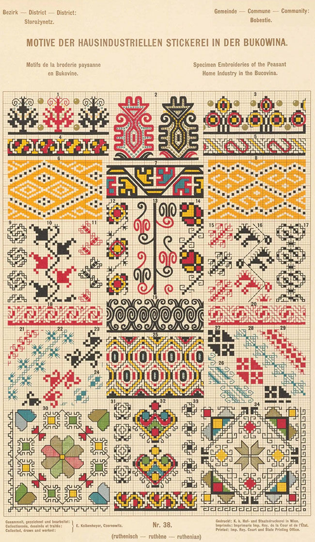 Схемы вышивки крестом.