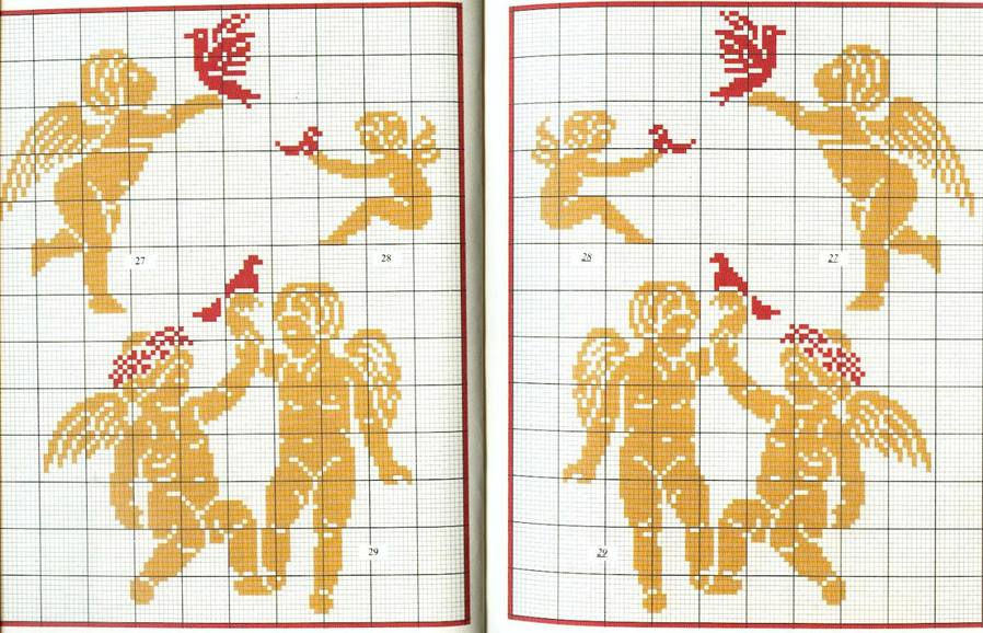 Вышивка крестом. Орнаменты. Repertoire des frises.