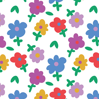 bold floral surface pattern design