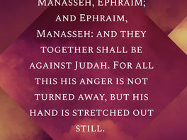 Thus Saith The Lord God Of Isreal!