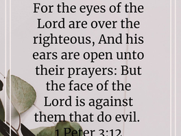 Thus Saith The Lord God Of Isreal!