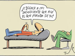 ¡Dígale a mi inconsciente que acá el que manda soy yo!