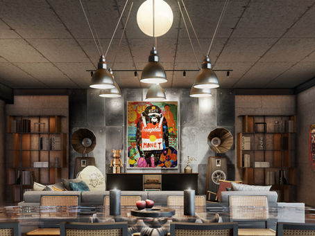 Designing Homes 'Gen-Z Effect' - Modern Grunge Loft...by Julian & Severine Miaja